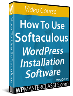 How To Use Softaculous - WPMasterclasses.com
