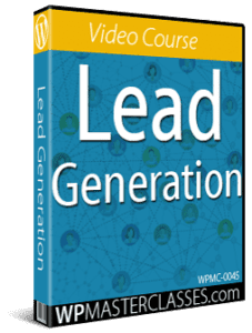 Lead Generation - WPMasterclasses.com